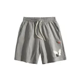 Gray (a Ink Bamboo and Crane Pants Front Left Subscript)