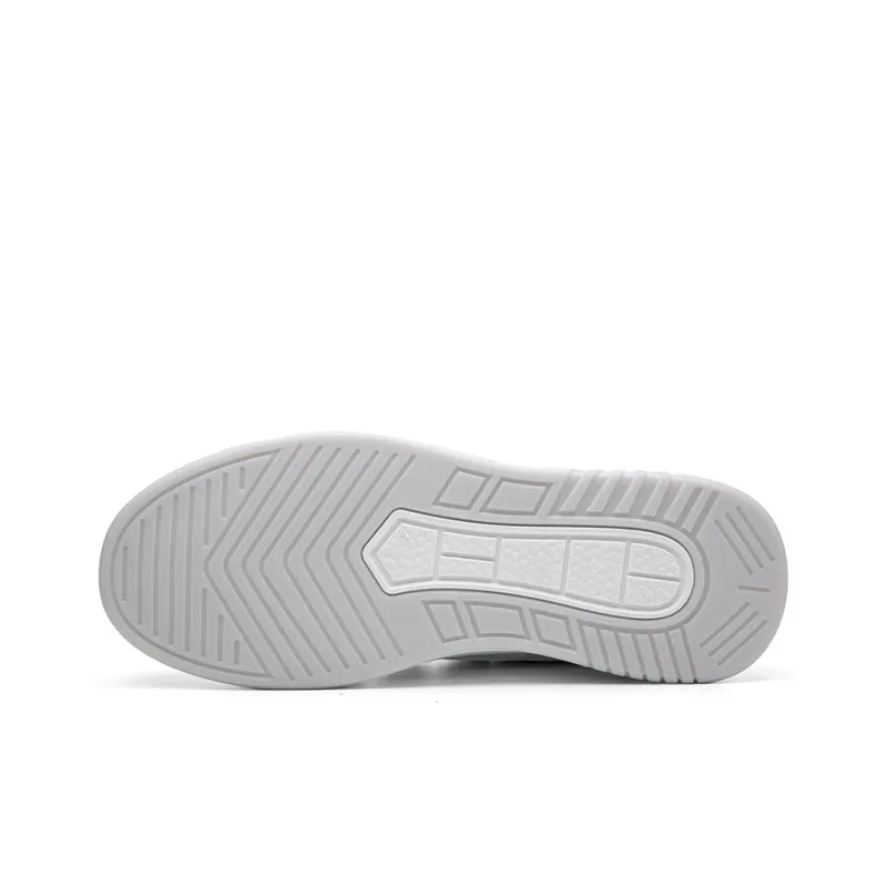 MEXICAN Anti Slip Wear Resistant Low Top Skateboard Shoes Men's White-5