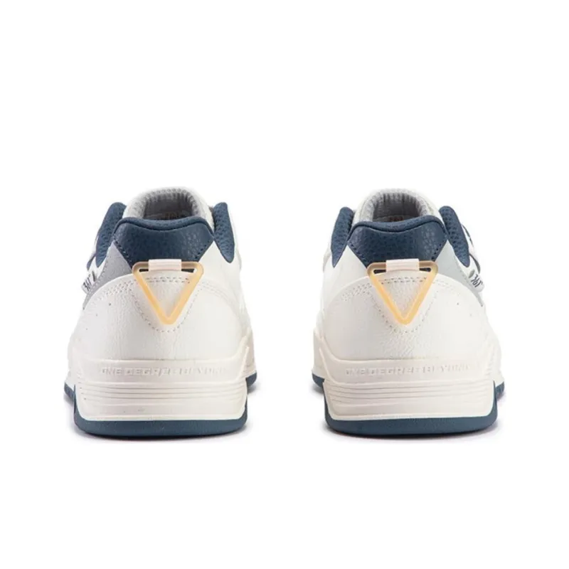 361° Style Burning 4 Wear Resistant Slip Resistant Low Top Skateboard Shoes Men's White Blue-3