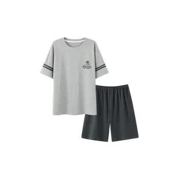 Mulong Family Pajama Set Men's Light Heather Gray
