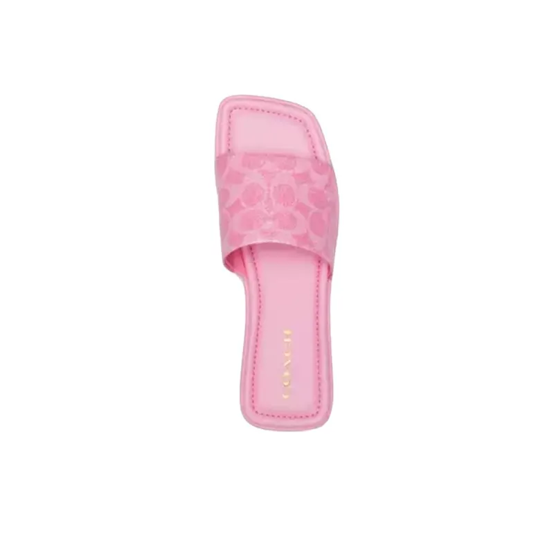 COACH Slide Slippers Women's Bright Pink-3