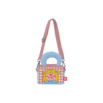 Perfect Styles Velvet Crossbody Handbag Small Size Unisex