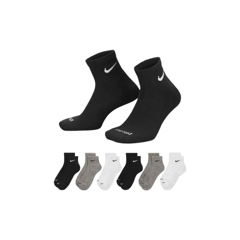 Nike Mid Calf Socks Unisex 6 Pack-2