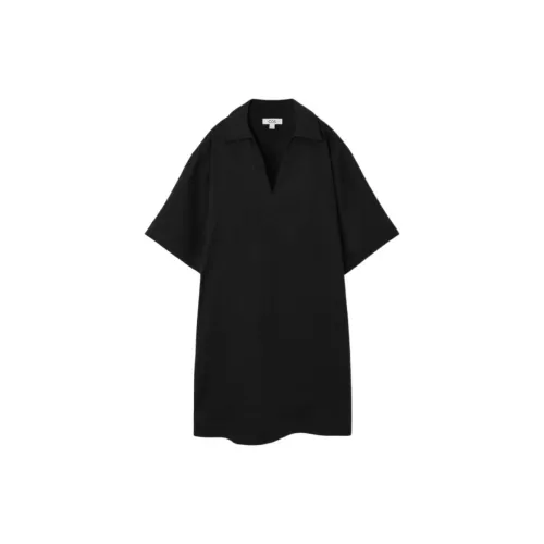 COS Short-Sleeved Dresses Women's Black