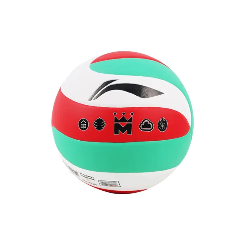 LiNing PU Size 5 Volleyball Unisex White Red Green-7