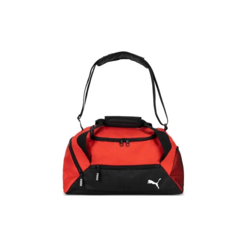 PUMA Fabric Handbags Travel Bags Men's Black & Red-0