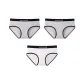 3 Pack (Gray+Gray+White)