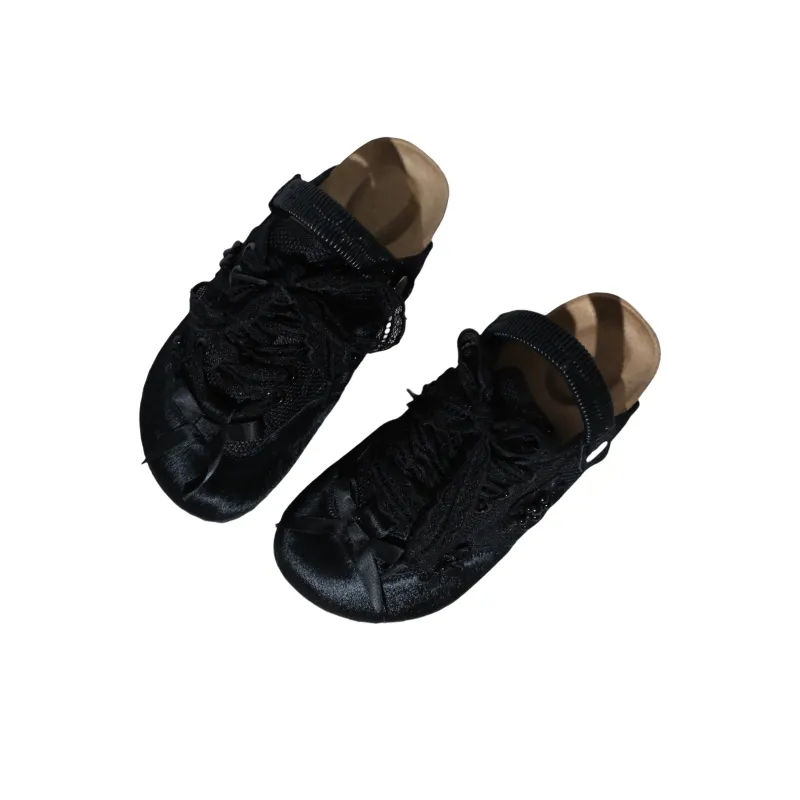 EYGPAP Rubber Sole Abrasion Resistant Slip Resistant Closed Toe Slippers Women's-14