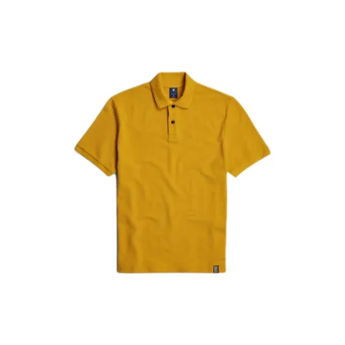 G-STAR RAW Polo Shirts Men Yellow