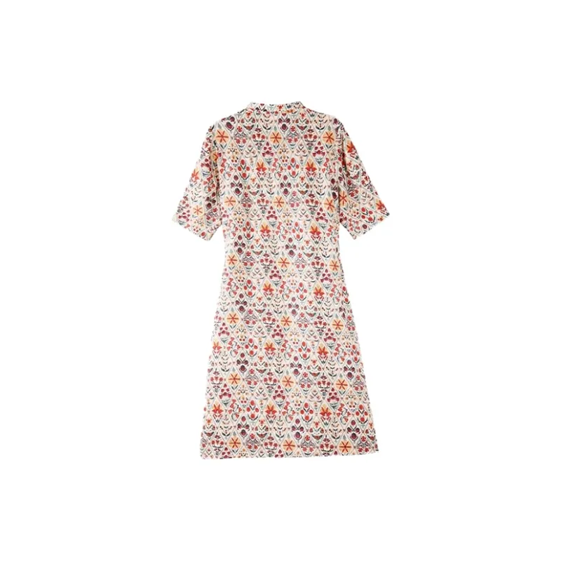 Mapping Short Sleeved Dresses Women's Multicolor-1