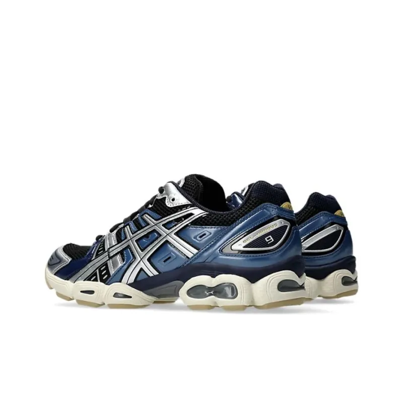 Asics Gel Nimbus 9 Black Pure Silver Blue-3