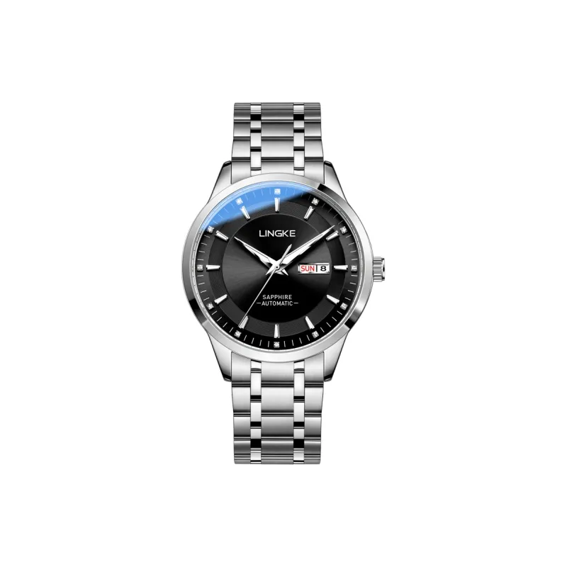 LINGKE Automatic Mechanical Movement Watch Men's Watches Gray Dial-4