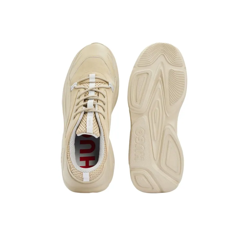 HUGO BOSS Low Top Casual Shoes Men's Beige-4