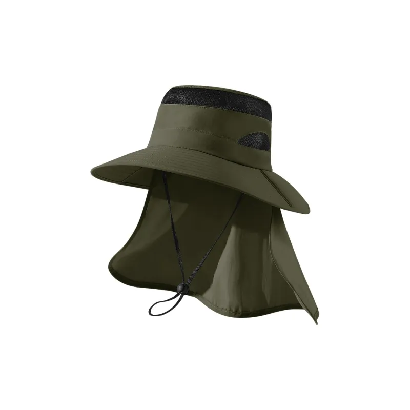 NANJIREN Polyester Sun Protection Hats Men's-2