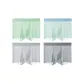 4 Pack (Light Green+Fish Water+Light Silver Gray+Gray Blue)