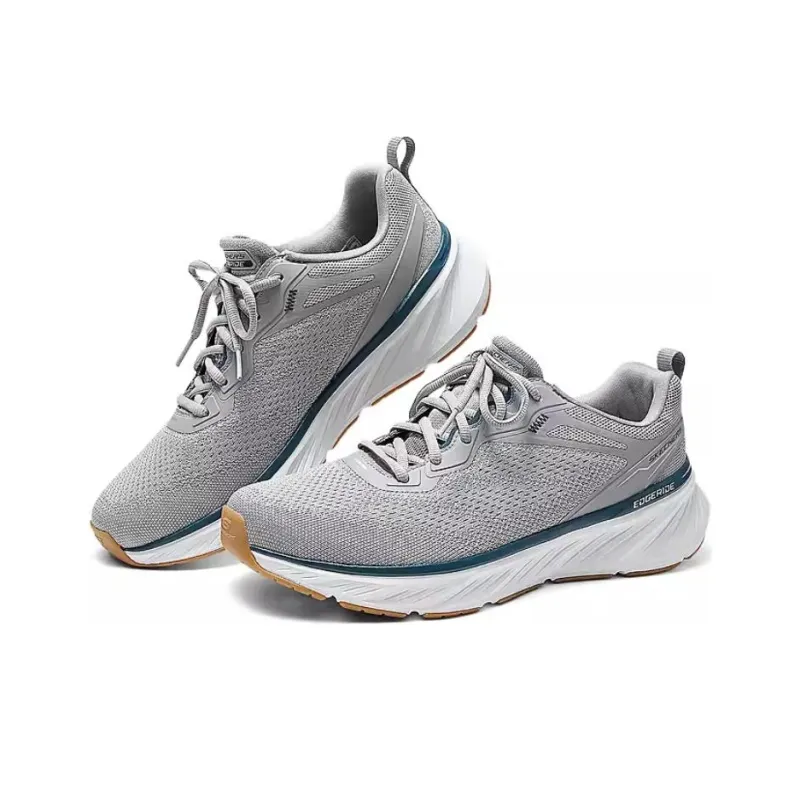 Skechers Sport Anti Slip Wear Resistant Breathable Supportive Rebound Low Top Casual Shoes Men's Gray-1