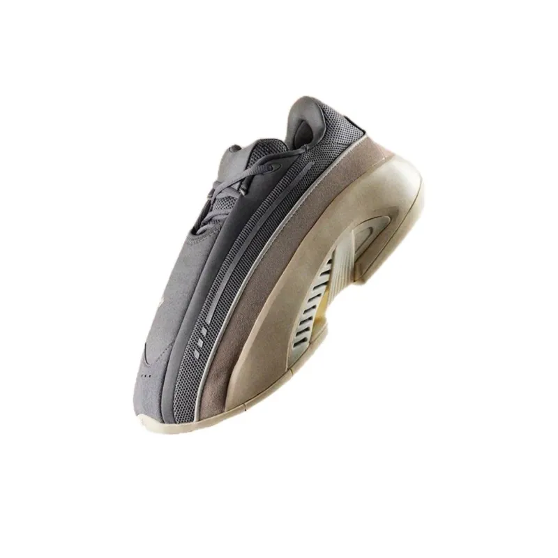Adidas Mad Bounce Cushioned Slip Resistant Low Top Vintage Basketball Shoes Men's Gray Brown-3