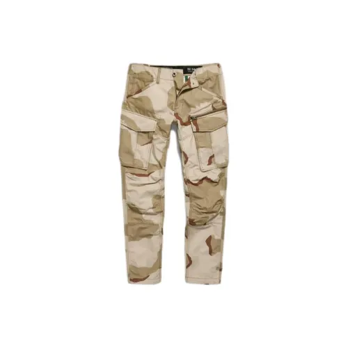 G-STAR RAW Cargo Pants Men Deep Brick Desert Camouflage