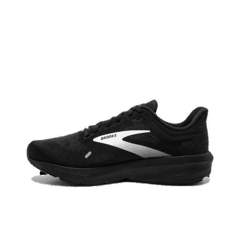 Brooks Launch 9 Breathable And Lightweight Low Top Marathon Running Shoes Men's Black White-1