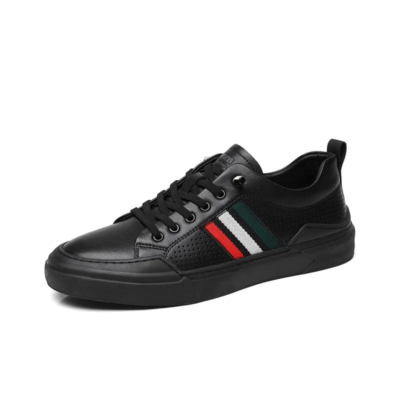 15 MINS Casual Shoes Men Low Top Black/White-1