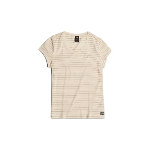 G-STAR RAW T-Shirts Women's Antique White