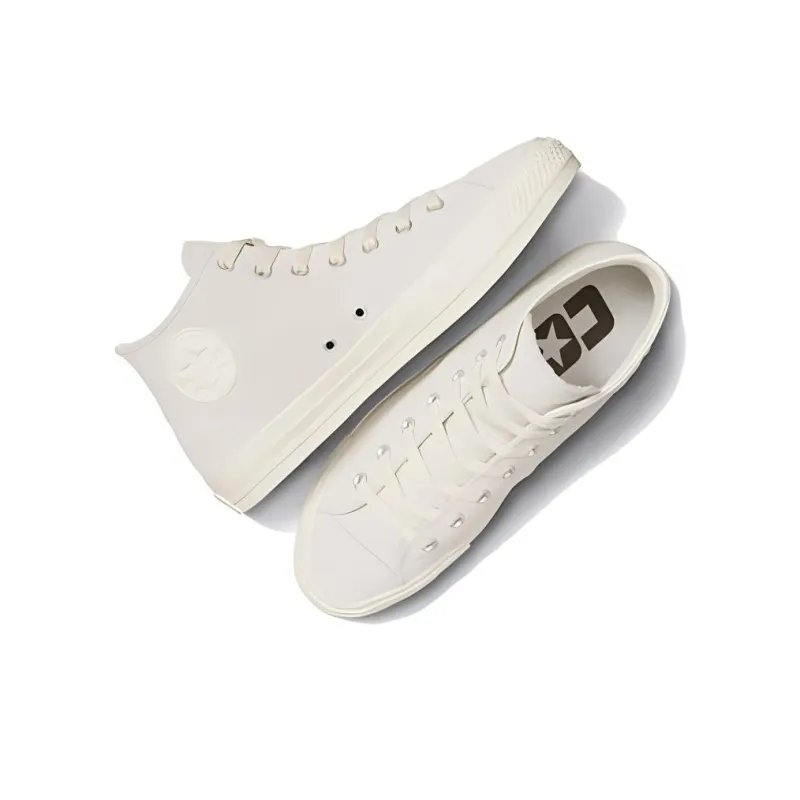 Converse Chuck Taylor All Star Slip Resistant, Abrasion Resistant Cushioning Mid Top Canvas Shoes Unisex White-3
