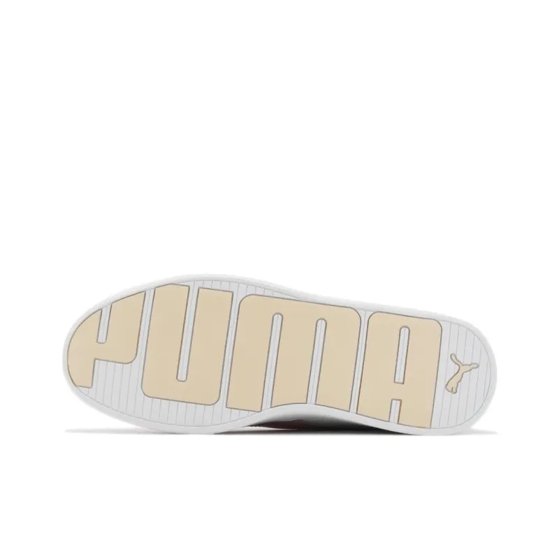 PUMA Skye Anti-Slip Wear-Resistant Low-Top Skateboard Shoes Women's Pink Yellow-4