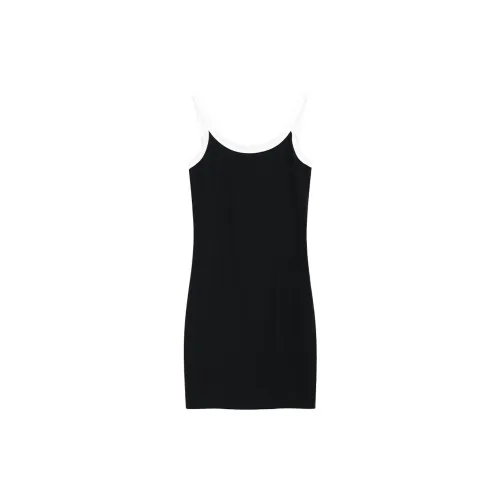 Garbege Slip Dresses Women's Black