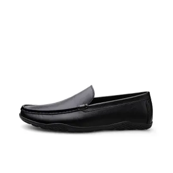Bull charm Gommino Loafers Men Black/Gray
