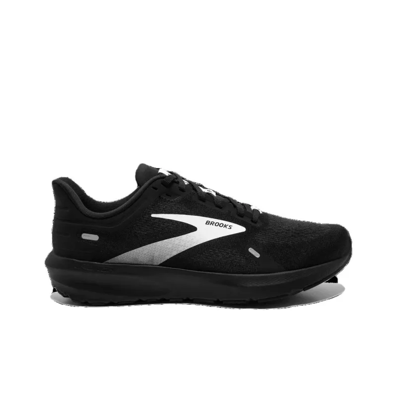 Brooks Launch 9 Breathable And Lightweight Low Top Marathon Running Shoes Men's Black White-2