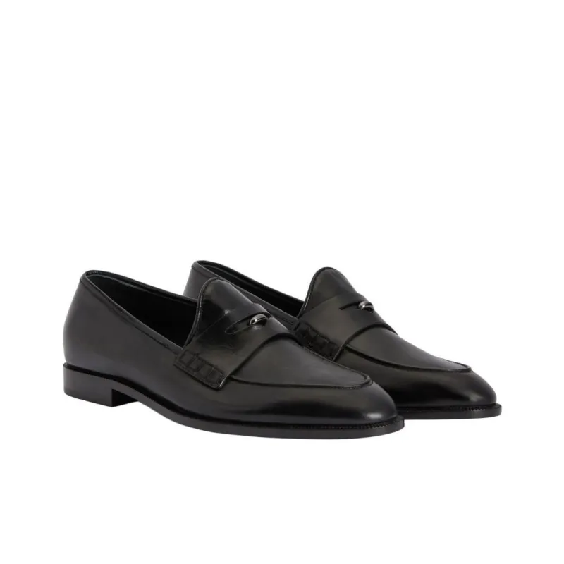 Giuseppe Zanotti Archiel Penny slot Leather Loafers-2