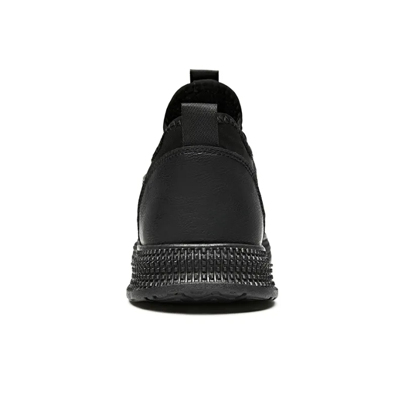 MEXICAN Anti Slip Wear Resistant Low Top Skateboard Shoes Men's Black-4