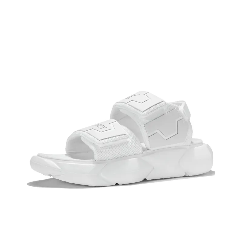 NORVINCY Beach Sandals Unisex White/Black-1