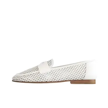LOUIS VUITTON Soho Loafers Women's White