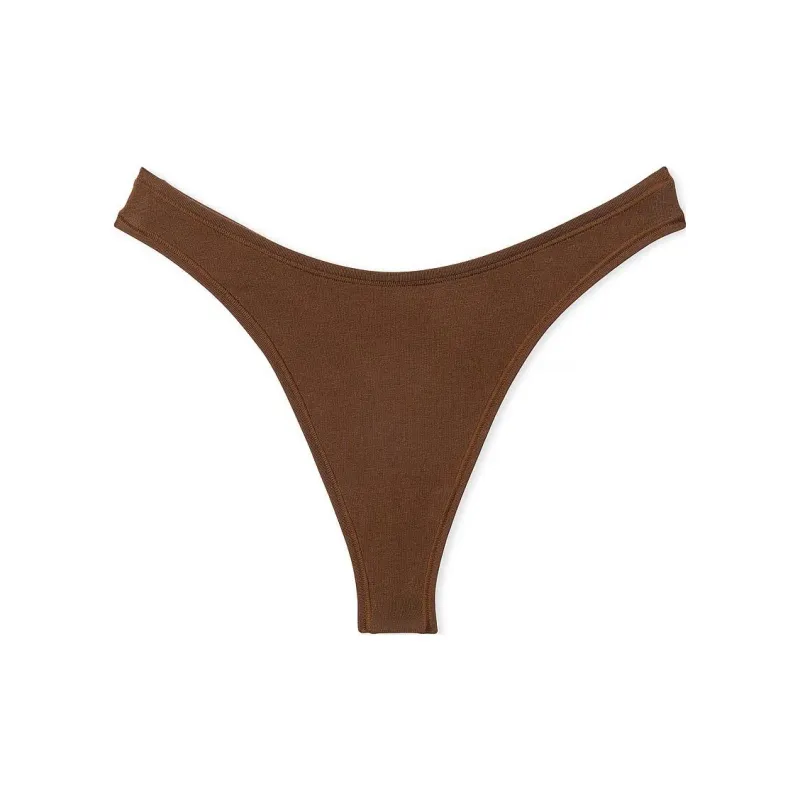 Victoria's Secret PINK COTTON CHEEKY PANTY / Ganache Underpants Women's 1 Pack Gantcher-0