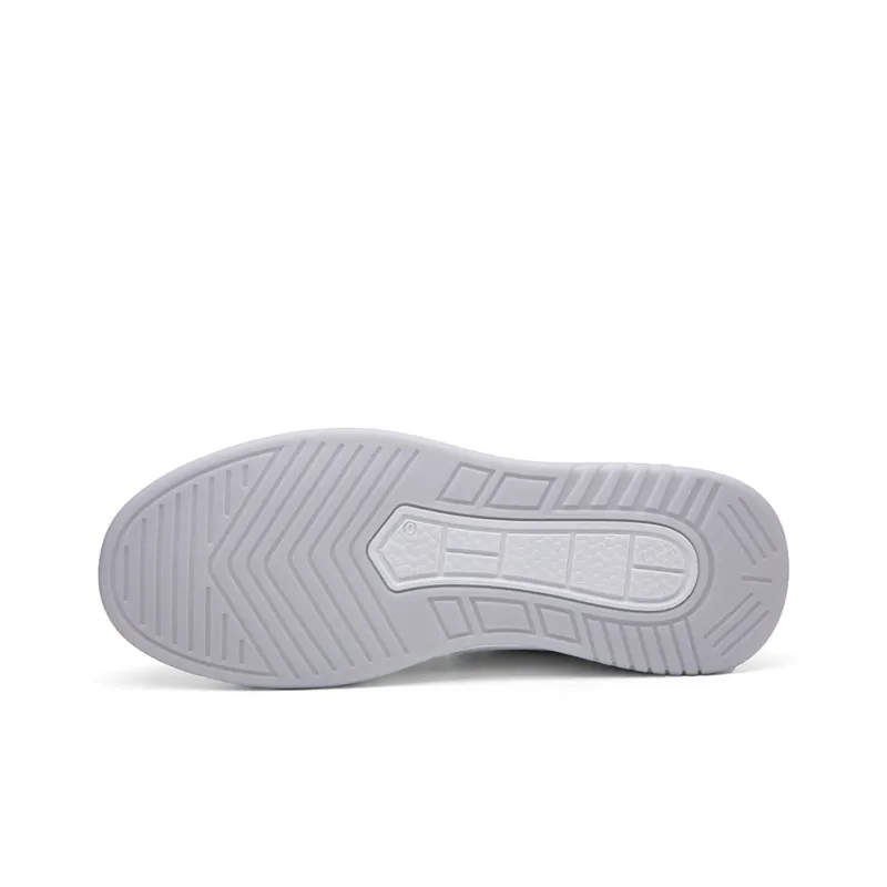 MEXICAN Anti Slip Wear Resistant Low Top Skateboard Shoes Men's White-5