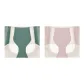 2 Pack (Green+Pink)