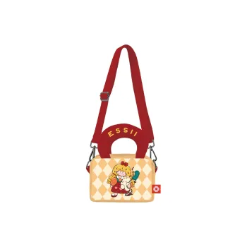 Perfect Styles Fabric One Shoulder Handbag Trumpets Unisex Yellow/Red/Green