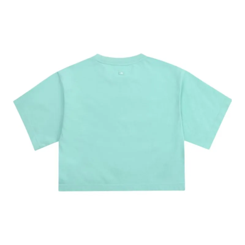 MLB New York Yankees T Shirt Women's Aqua Blue-1