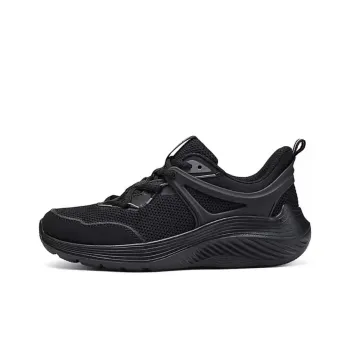 Skechers Bob's Breathable Abrasion Resistant Slip Resistant Low Top Running Shoes Women's Black