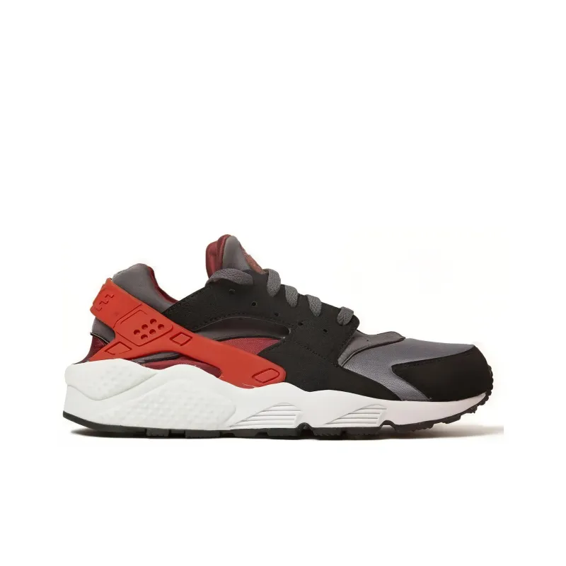 Nike Air Huarache Run Dark Grey Challenge Red-1