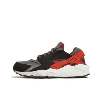 Nike Air Huarache Run Dark Grey Challenge Red