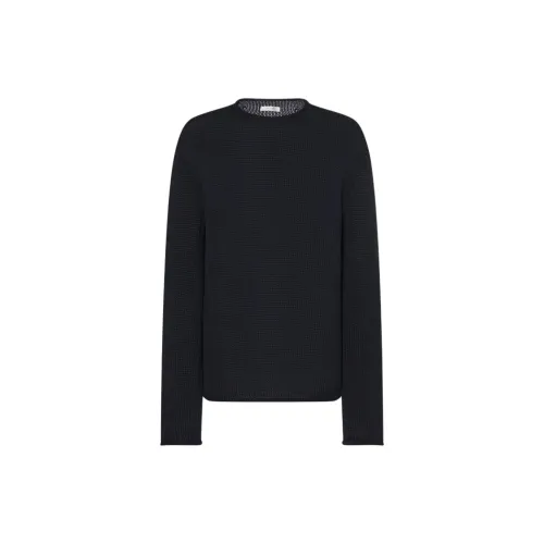 THE ROW Cashmere Sweaters Men Deep Navy Blue