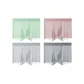 4 Pack (Light Green+Light Orange+Light Silver Gray+Gray Blue)