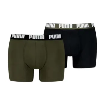 PUMA Men's Boxer Briefs 2 Pack Boxer Shorts Men's 2 Pack Forest Night