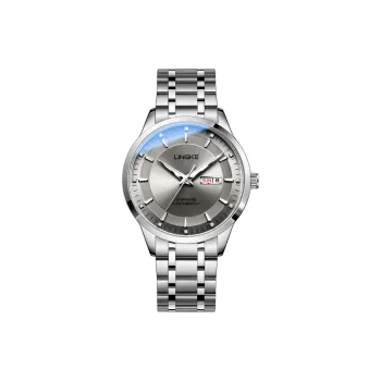 LINGKE Automatic Mechanical Movement Watch Men's Watches Gray Dial