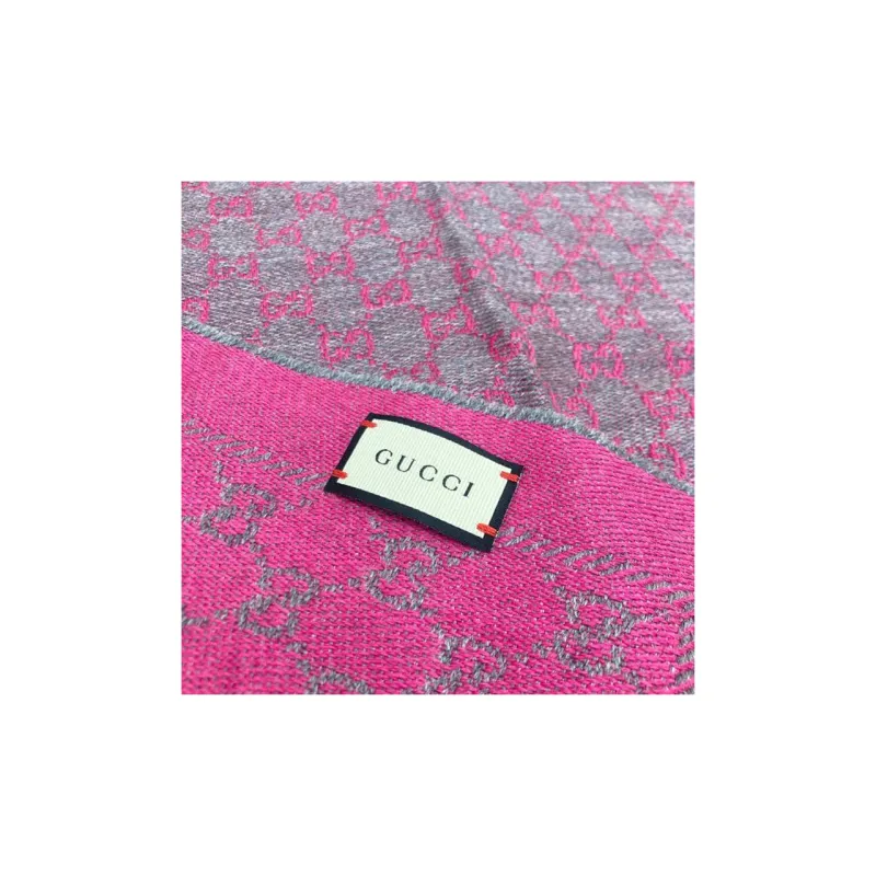 GUCCI Knit Scarves Women's Purple-2
