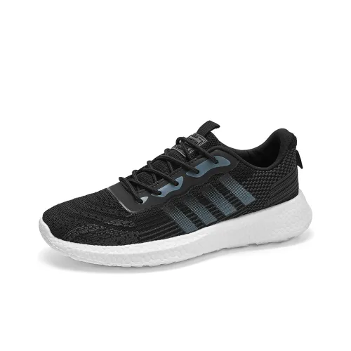 MEXICAN Men's Casual Shoes Men Mid Top Black/Blue