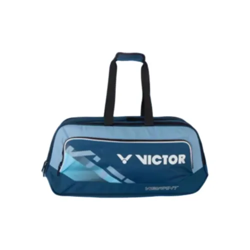 Victor Handbags Federal Blue With Pony Blue Accents