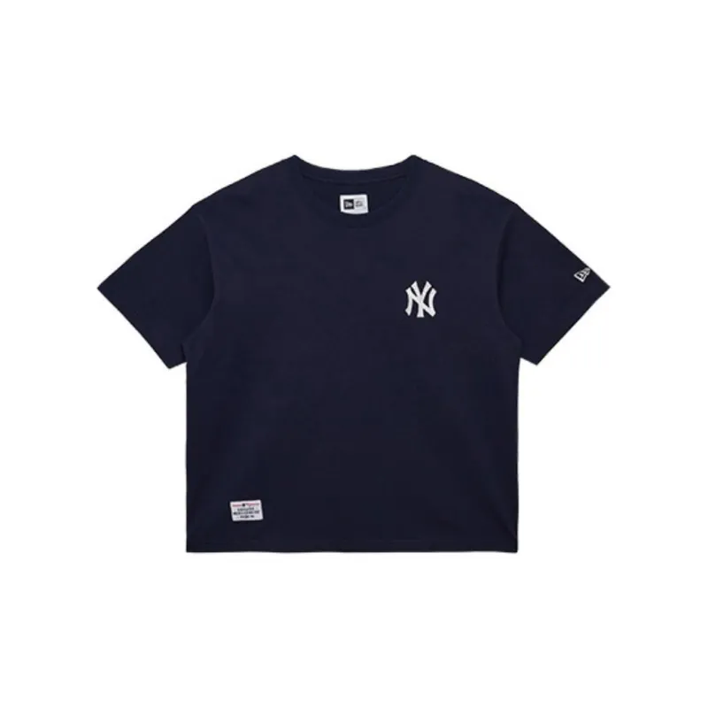 New Era T Shirt Women's Navy Blue-1